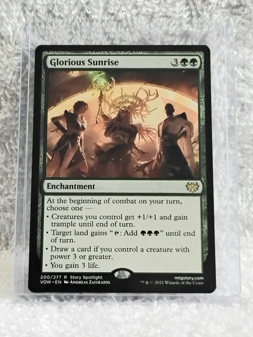 5/$20 Mint 2021 MTG Glorious Sunrise Rare Card 200/277 Deckmaster!!